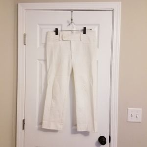 Lilly Pulitzer cropped white pant